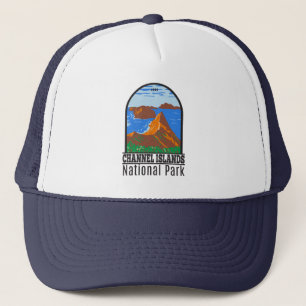 Kanaaleilanden Nationaal Park Californische Vintag Trucker Pet