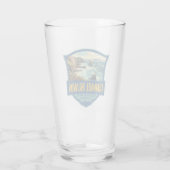 Kanaaleilanden Nationaal Park Illustratie Reizen Glas (Achterkant)