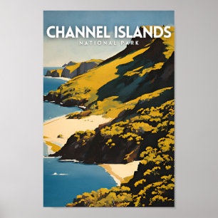 Kanaaleilanden Nationaal Park Travel Poster