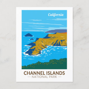 Kanaaleilanden National Park California Travel Briefkaart