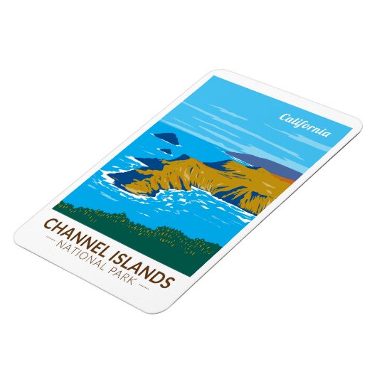 Kanaaleilanden National Park California Travel Magneet (Linkerzijde)