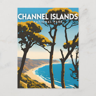 Kanaaleilanden National Park Travel Poster Briefkaart