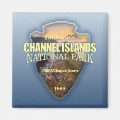 Kanaaleilanden NP (pijlpunt) Magneet (Voorkant)