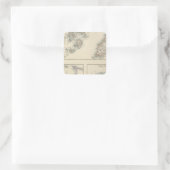 Kanaaleilanden, Scilly-eilanden en eiland Man Vierkante Sticker (Tas)