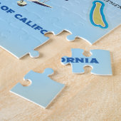 Kanaaleilanden van Californische kaart Legpuzzel (Zijkant)