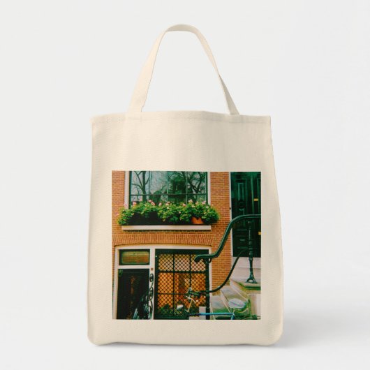 Kanaalhuis in Amsterdam Tote Bag (Voorkant)