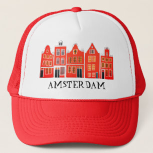 Kanaalhuis Row Amsterdam Holland Nederlands reizen Trucker Pet