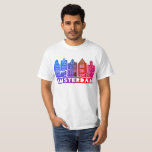 Kanaalhuis Row Amsterdam Holland Nederlands T-shirt<br><div class="desc">Show je liefde voor Holland met dit mooie,  griezelige Amsterdam,  dat patroonkunst t-shirt. Maakt een geweldig verjaardagsgeschenk! U kunt het aanpassen en uw eigen tekst ook toevoegen. Bekijk mijn winkel voor veel meer kleuren en patronen! En meer overeenkomende objecten zoals tassen,  stickers en mokken.</div>