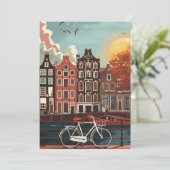 Kanaalhuizen Amsterdam Kaart (Staand voorkant)