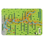 Kanaalkaart van de Grote Unie Magneet (Horizontaal)