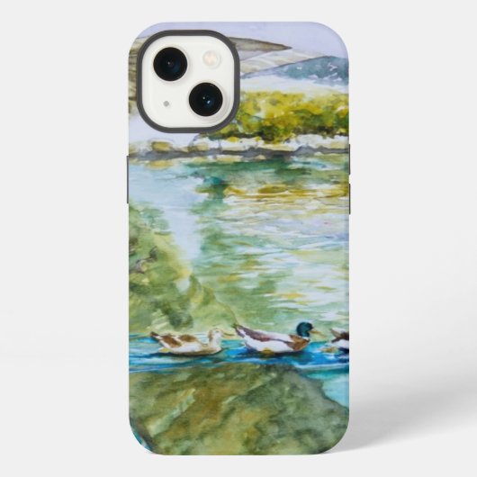 Kanaalkruising iPhone Hoesje (Achterkant)