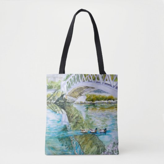 Kanaalkruising Tote Bag (Voorkant)