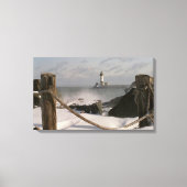 Kanaalpark vuurtoren canvas afdruk (Voorkant)