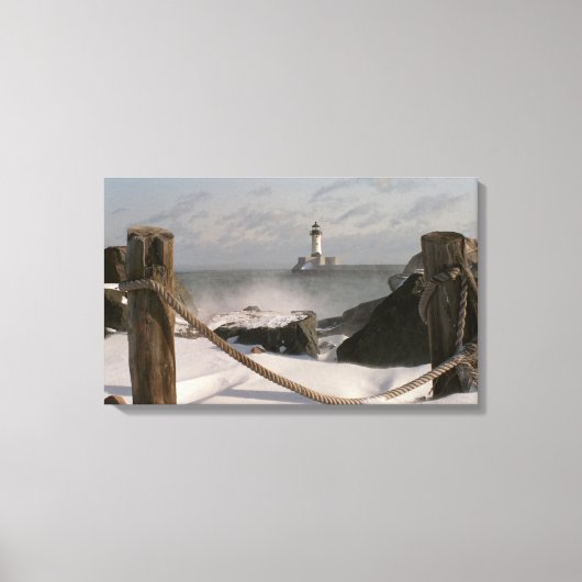 Kanaalpark vuurtoren canvas afdruk (Voorkant)