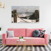 Kanaalpark vuurtoren canvas afdruk (Insitu (Woonkamer))