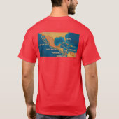 Kanaalroutekaart T-shirt (Achterkant)