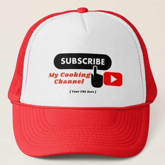 Kanaalschroefdraad koken trucker pet (Voorkant)