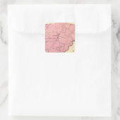 Kanaalstad Vierkante Sticker (Tas)