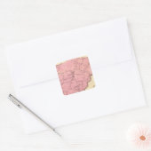 Kanaalstad Vierkante Sticker (Envelop)