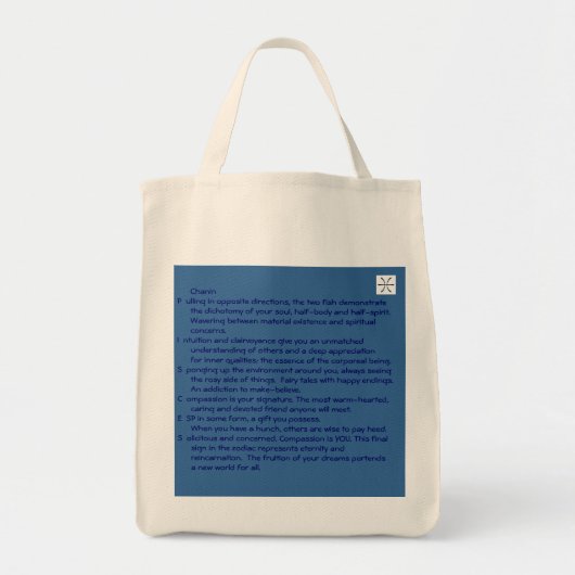 kanaaltas tote bag (Voorkant)