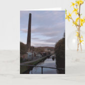 Kanaalthemakaart. Leeg voor je eigen bericht. Kaart (Gele Bloem)