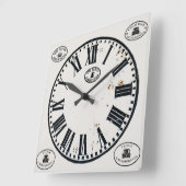 Kanaaltijd 1 vierkante klok (Hoek)