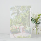 Kanaaltuin Roos Briefpapier (Staand voorkant)