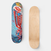 Kanaalzeilboot Stilwater landschap schilderij kuns Persoonlijk Skateboard (Voorkant)