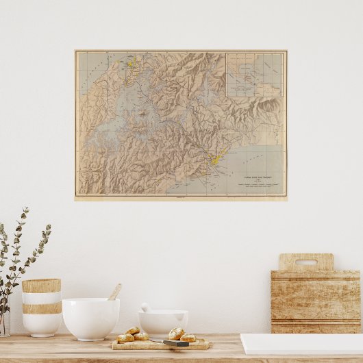 Kanaalzone en nabijheid poster (Keuken)