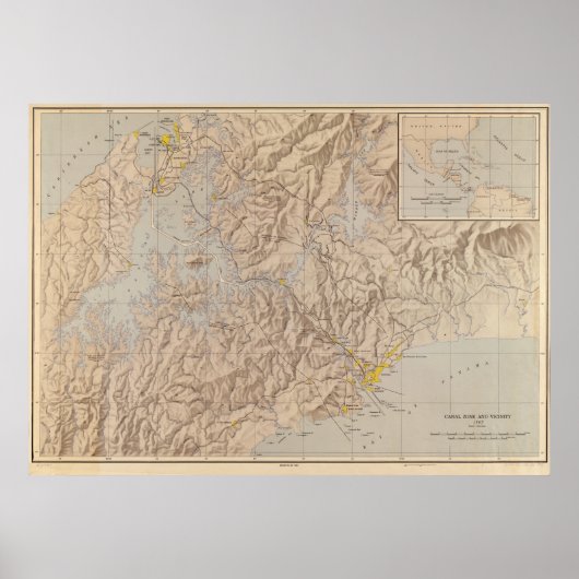 Kanaalzone en nabijheid poster (Voorkant)