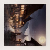 Kanaalzone Nighttime Legpuzzel (Horizontaal)