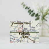 Kanab UT  kaart (Staand voorkant)