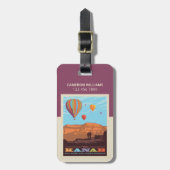 Kanab, Utah | Ballonnen en tunes Roundup Bagagelabel (Voorkant verticaal)