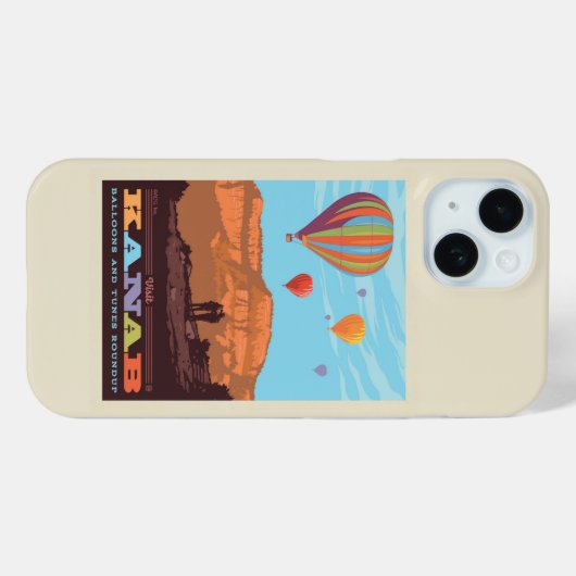 Kanab, Utah | Ballonnen en tunes Roundup Case-Mate iPhone Case (Achterkant (horizontaal))