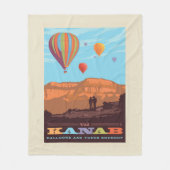 Kanab, Utah | Ballonnen en tunes Roundup Fleece Deken (Voorkant)