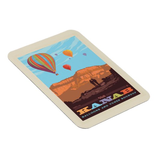 Kanab, Utah | Ballonnen en tunes Roundup Magneet (Rechterzijde)