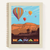 Kanab, Utah | Ballonnen en tunes Roundup Notitieboek (Voorkant)