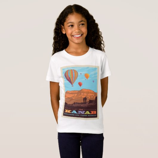 Kanab, Utah | Ballonnen en tunes Roundup T-shirt (Voorkant volledig)