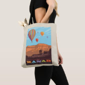 Kanab, Utah | Ballonnen en tunes Roundup Tote Bag (Dichtbij)