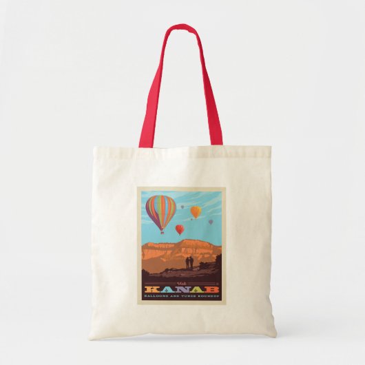 Kanab, Utah | Ballonnen en tunes Roundup Tote Bag (Voorkant)
