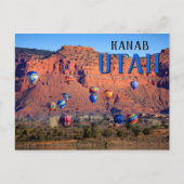 Kanab Utah Balonfestival Briefkaart (Voorkant)