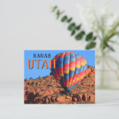 Kanab Utah Hot Air ballon Briefkaart (Staand voorkant)