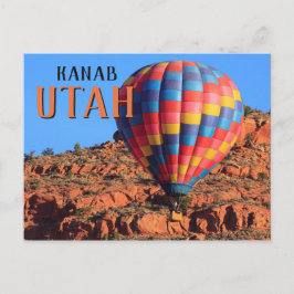 Kanab Utah Hot Air ballon Briefkaart