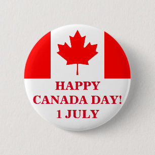 KANADA DAG. RONDE BUTTON 5,7 CM