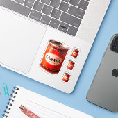 KANADA KAN STICKER (Laptop met iPhone)