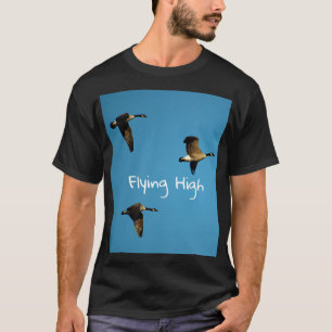 Kanadese ganzen in vlucht t-shirt