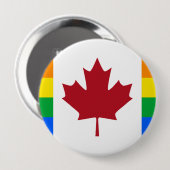 KANADIAANSE PRIJSMAPEL RONDE BUTTON 4,0 CM (Voorkant /achterkant)