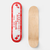 KANADIAANSE VERZOENING PERSOONLIJK SKATEBOARD (Voorkant)