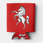 Kanafleser met vlag van Kent County, Engeland Blikjeskoeler (Voorkant)
