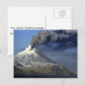 Kanaga Volcano, Kanaga Island, Aleutians Briefkaart (Voorkant / Achterkant)